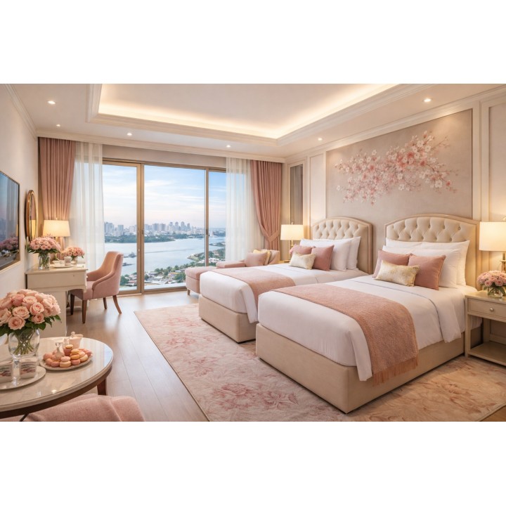 Superior Twin Room of Sokha Phnom Penh Hotel