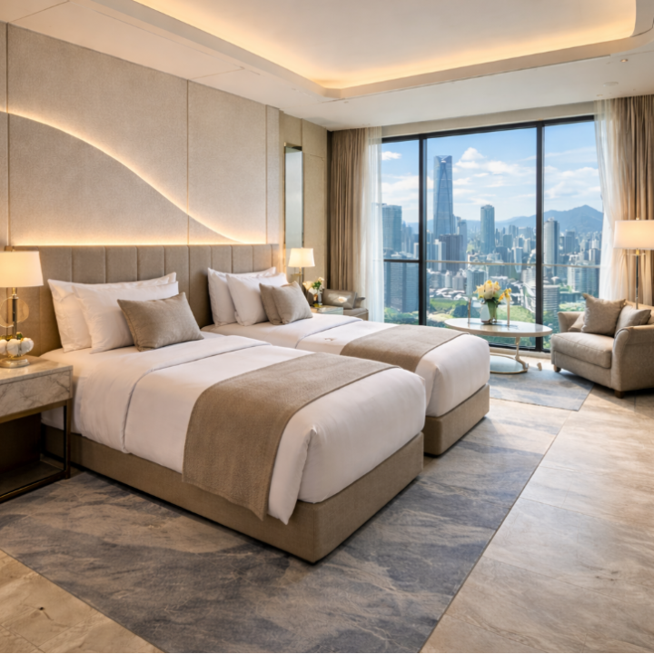 Superior City View Twin