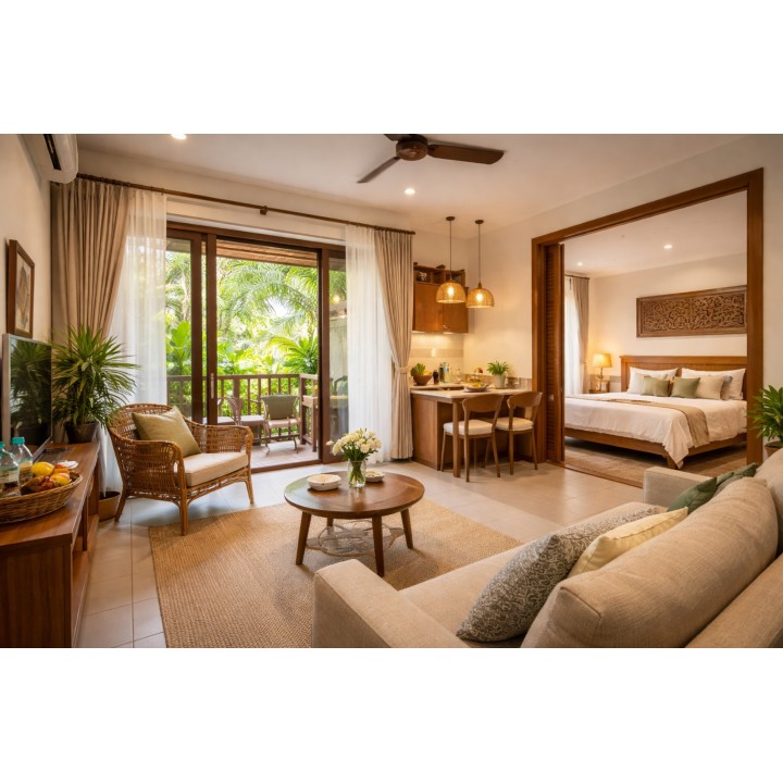 One-Bedroom Apartment of Golden Apsara